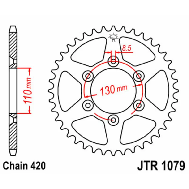 Motorradkrone JT Sprockets 420