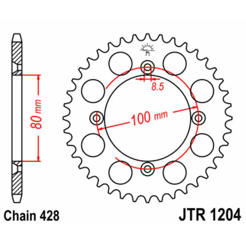 Motorradkrone JT Sprockets Honda CRF 125 F 16/19