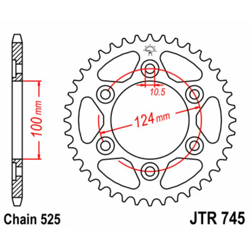 Motorradkrone JT Sprockets Ducati 916 Monster S4
