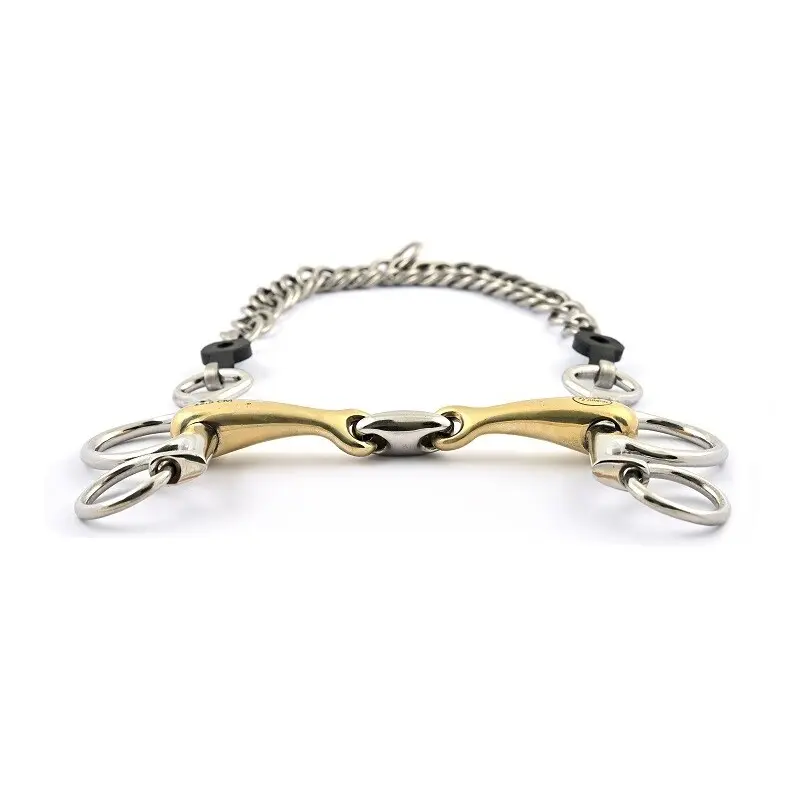 Pelham pour cheval avec double brisure bloqué Jump'In