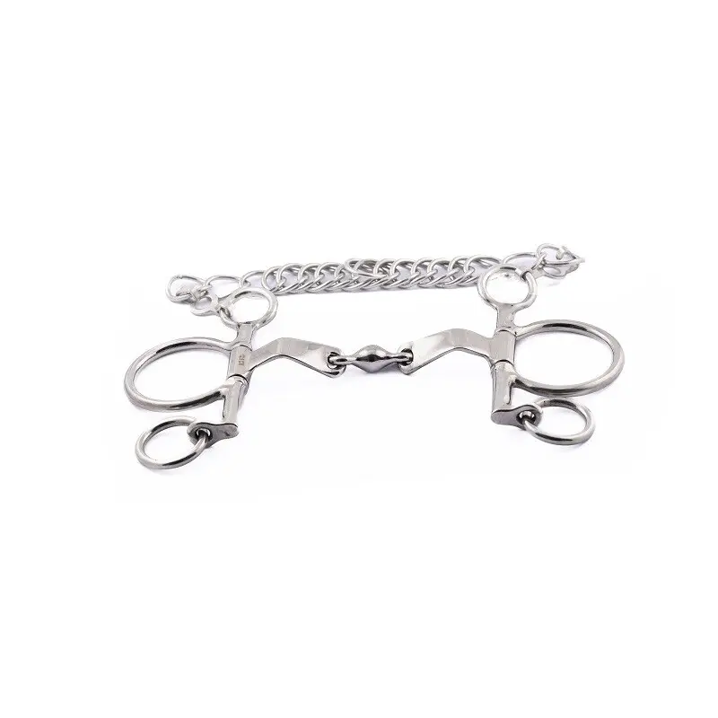 Pelham pour cheval plat torsadé petites branches Jump'In