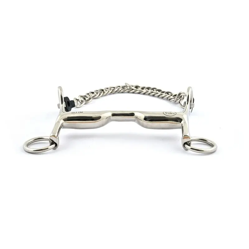 Mors de bride pour cheval passage de langue inox Jump'In