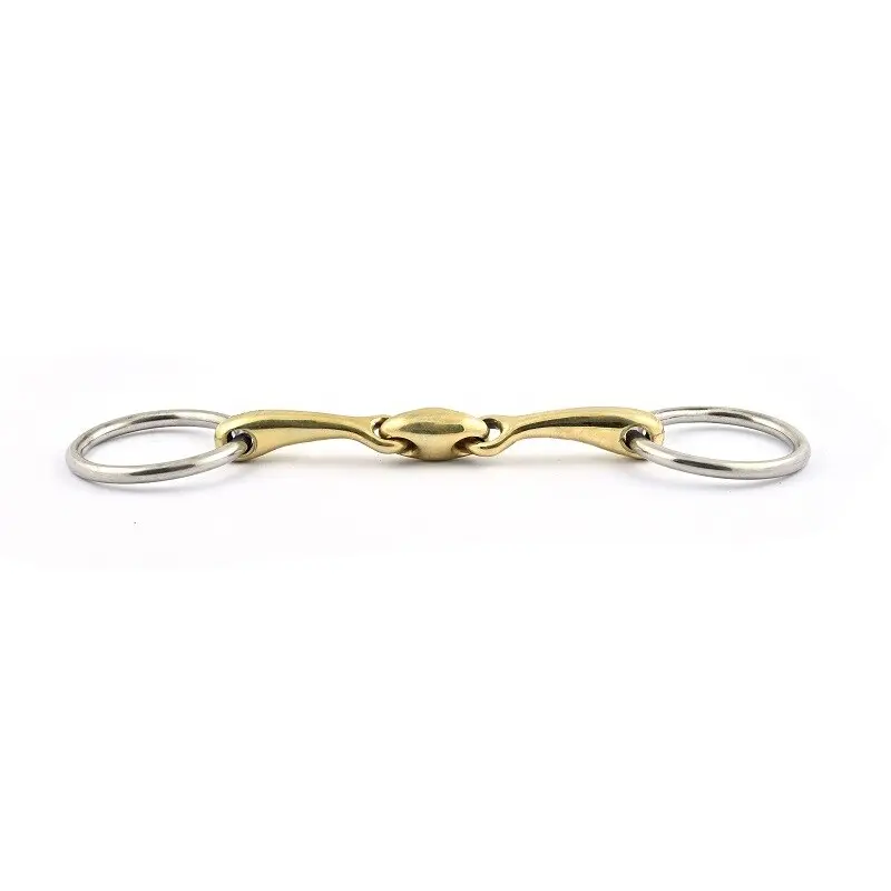 Mors double brisures pour cheval de filet de bride Jump'In