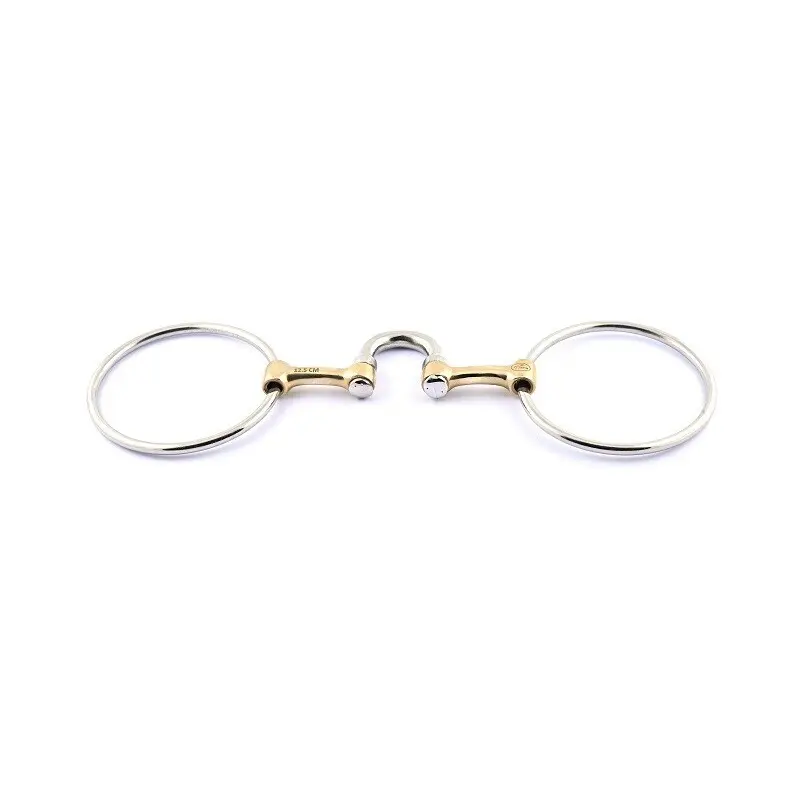 Mors 2 anneaux pour cheval grand passage de langue Jump'In