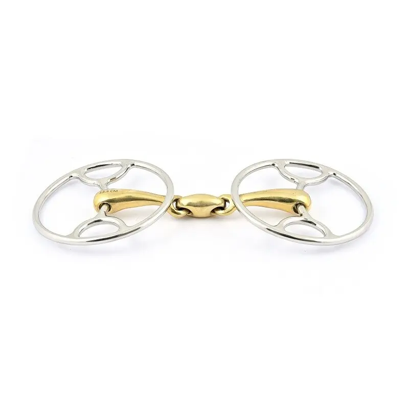 Mors double brisures pour cheval Jump'In Swivel