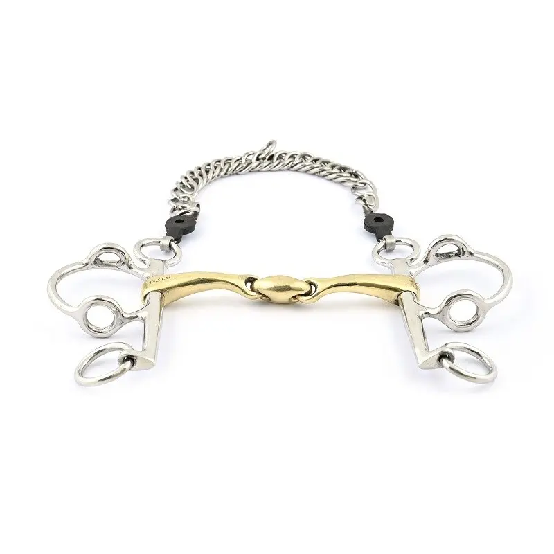 Pelham releveur pour cheval avec double brisure Jump'In