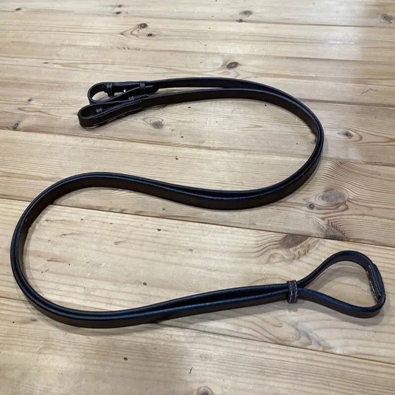Rênes pour cheval cuir lisse Jump'In