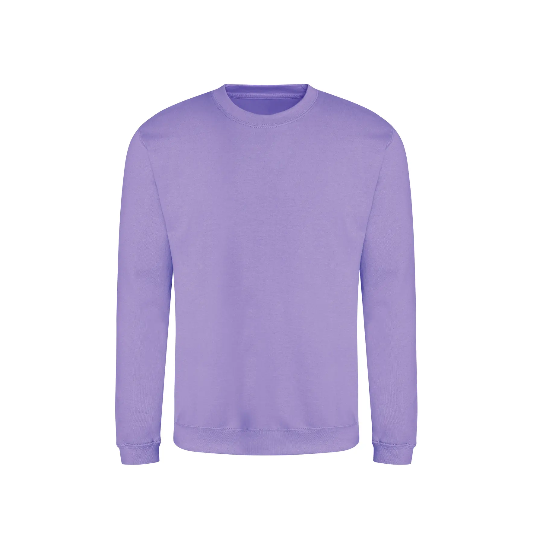 Just Hoods Unisex Violet Round Neck Sweatshirt Awdis
