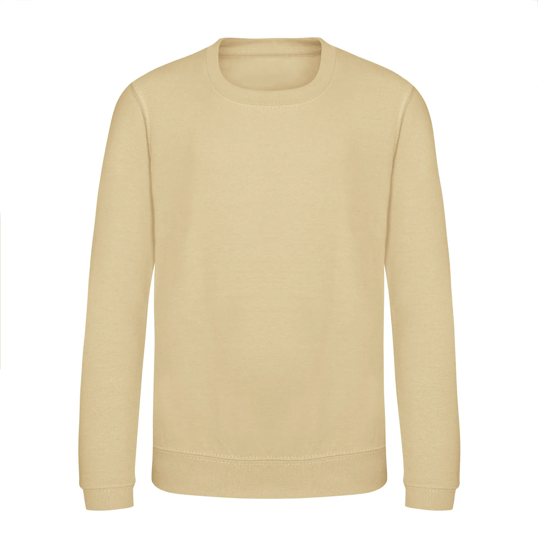Just Hoods Unisex Beige Sweatshirt Child Awdis