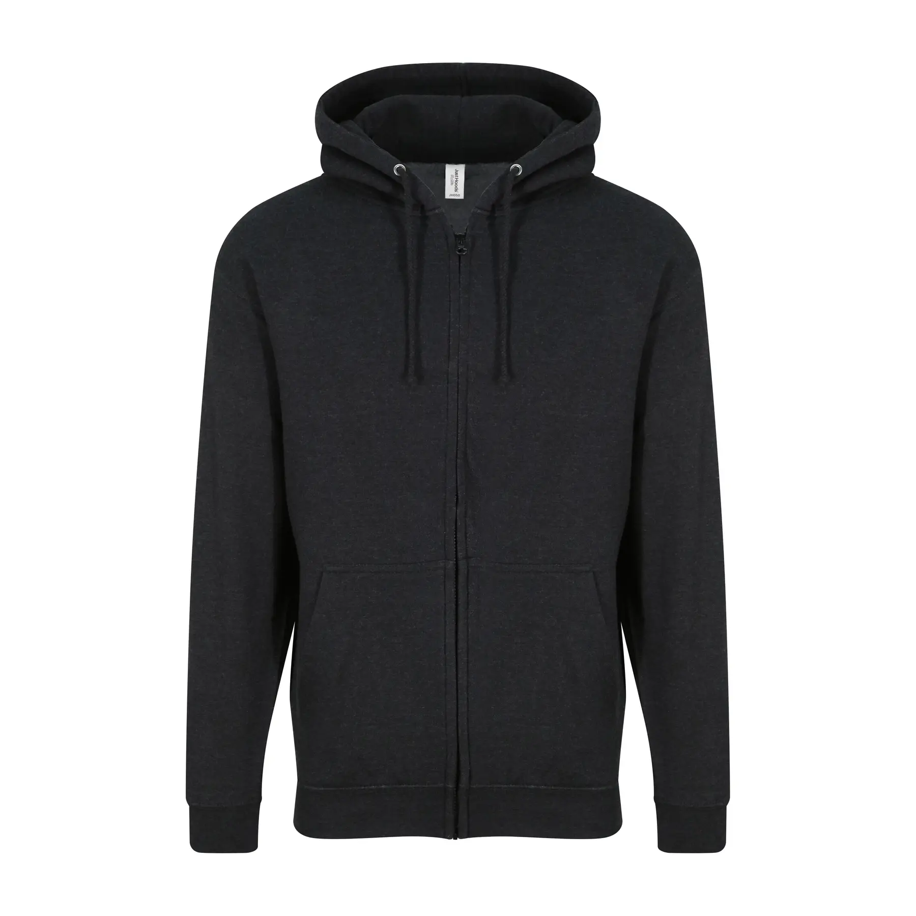 Just Hoods Unisex Noir Full Zip Hoodie