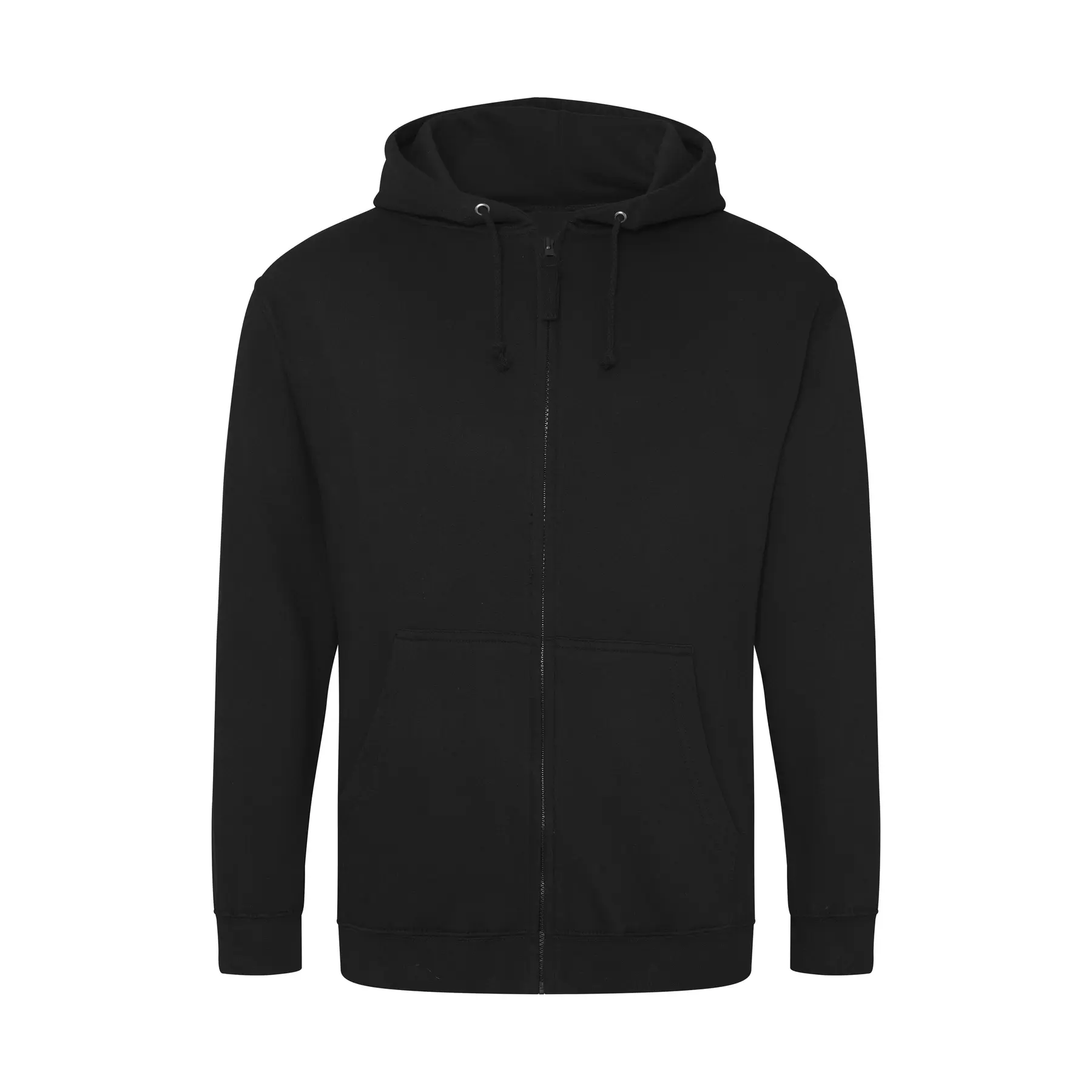 Just Hoods Unisex Noir Full Zip Hoodie