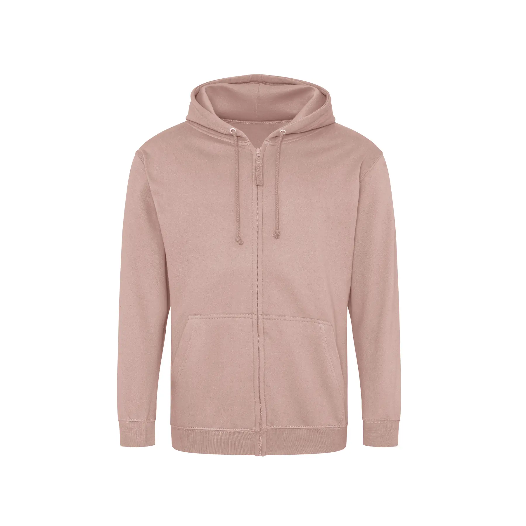 Just Hoods Unisex Rose Full Zip Hoodie