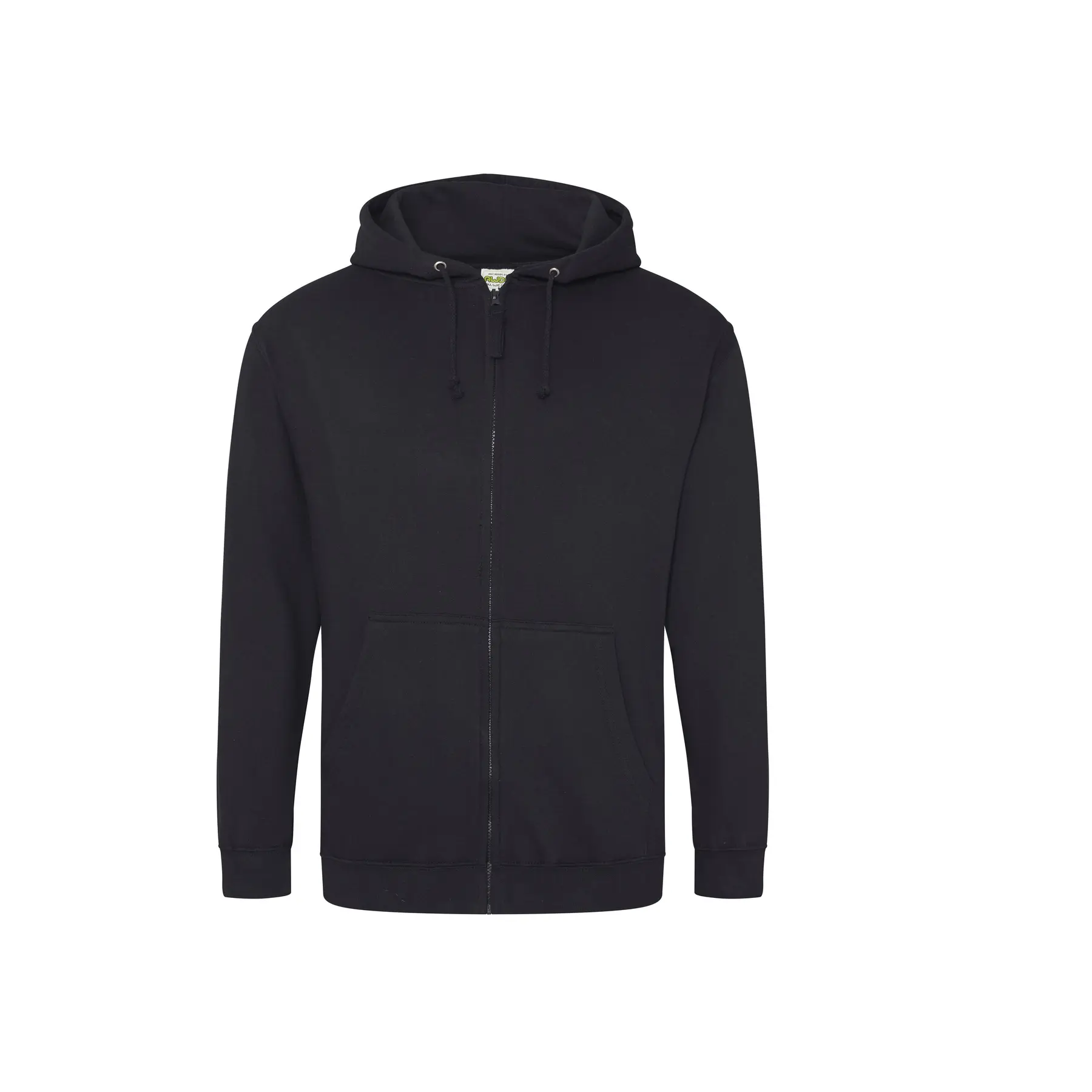 Just Hoods Unisex Noir Full Zip Hoodie