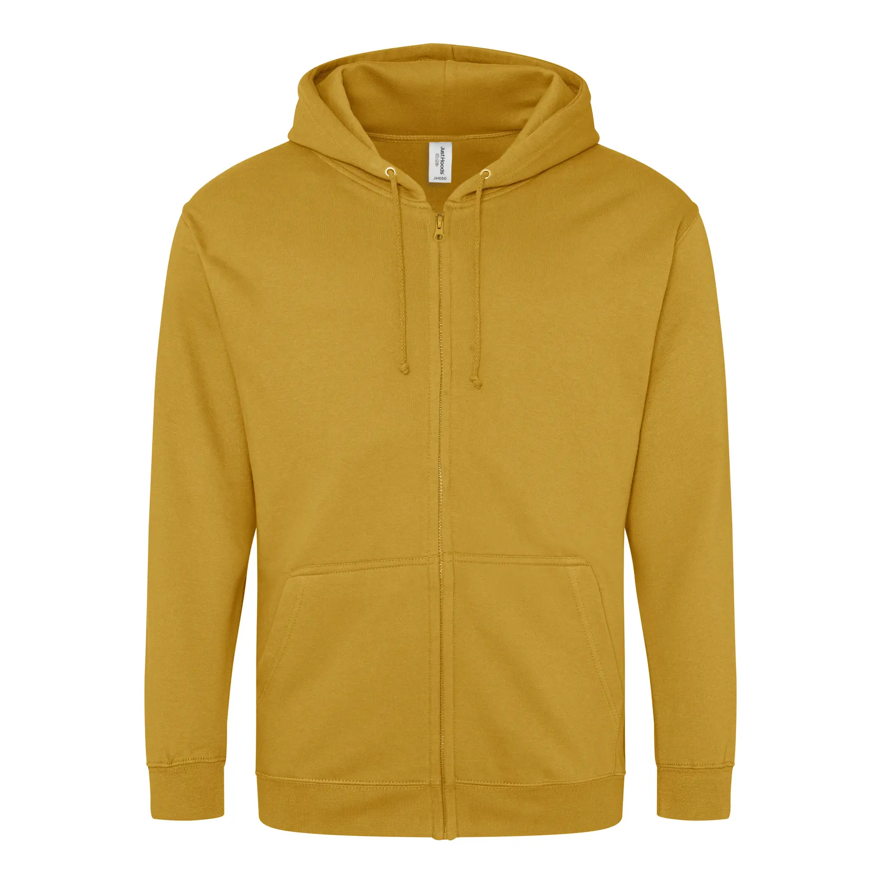 Just Hoods Unisex Jaune Full Zip Hoodie