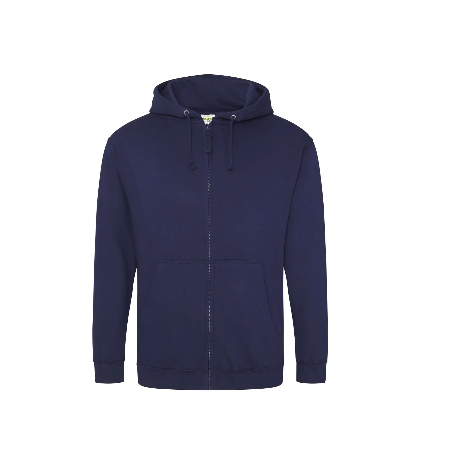 Just Hoods Unisex Bleu Full Zip Hoodie