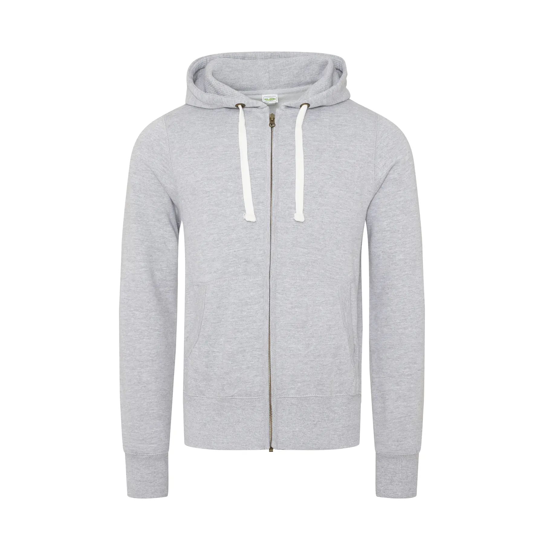Just Hoods Unisex Gris Hooded Sweatshirt