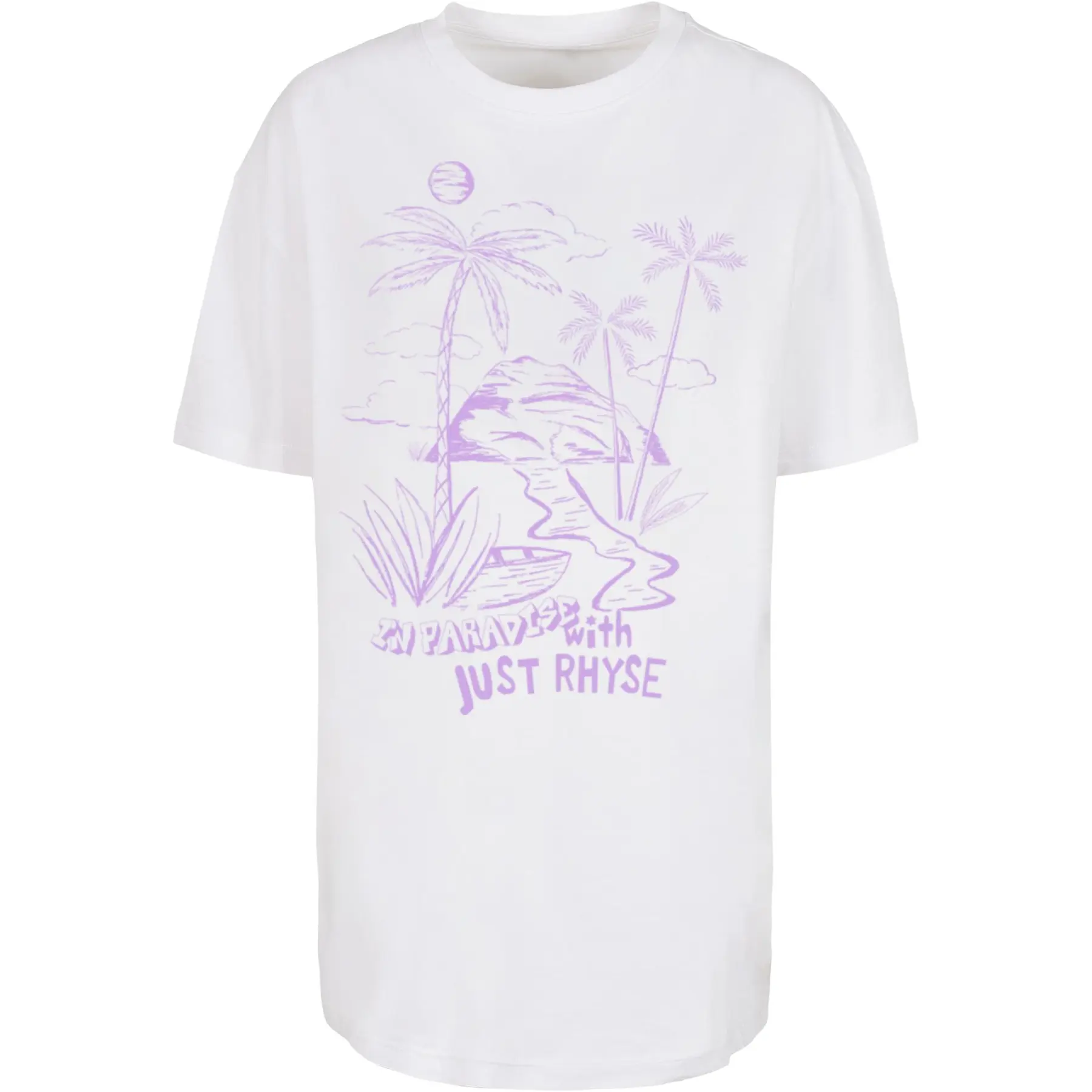 Just Rhyse Women's Blanc T-Shirt Oahu