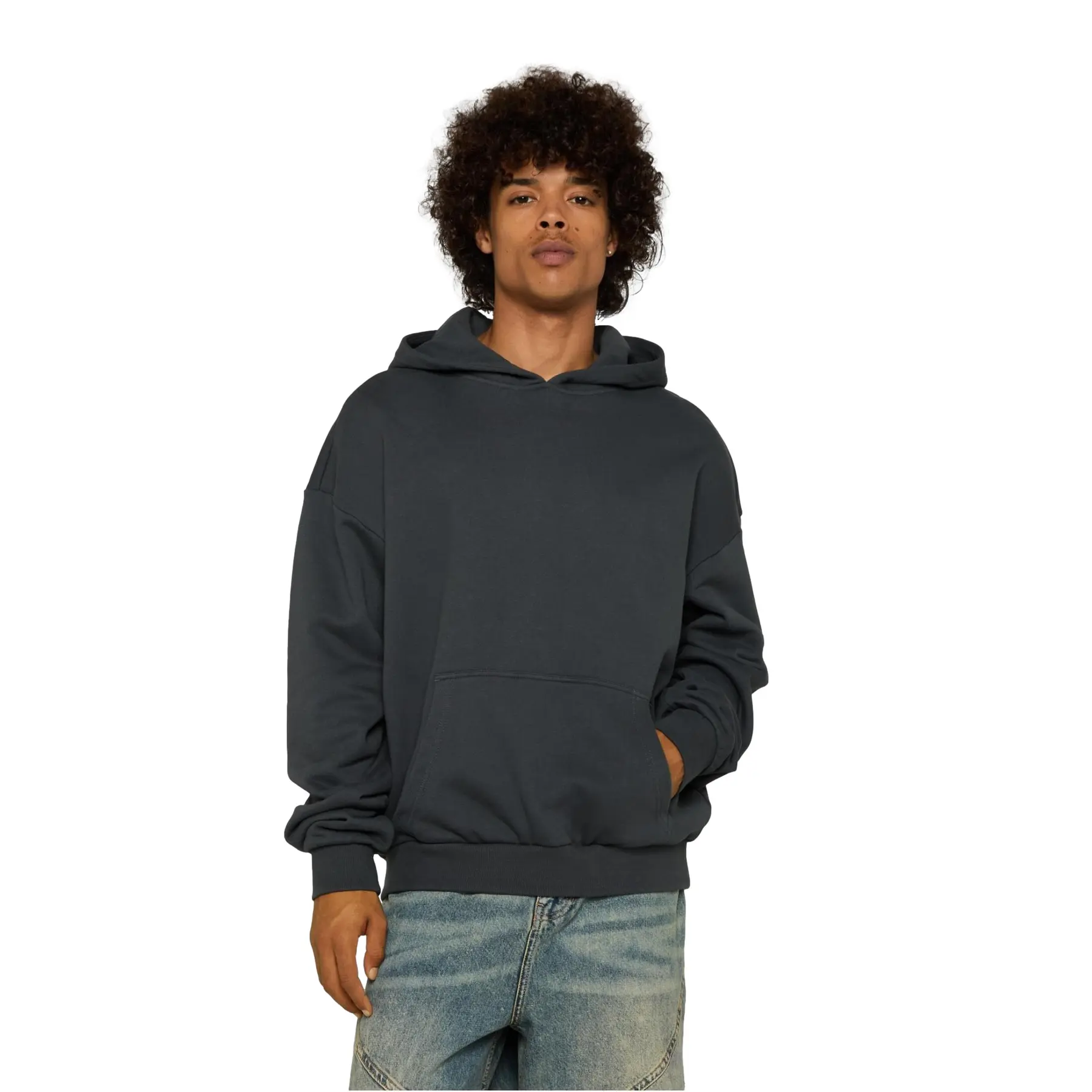 Just Rhyse Men's Gris Hooded Sweatshirt Tucan