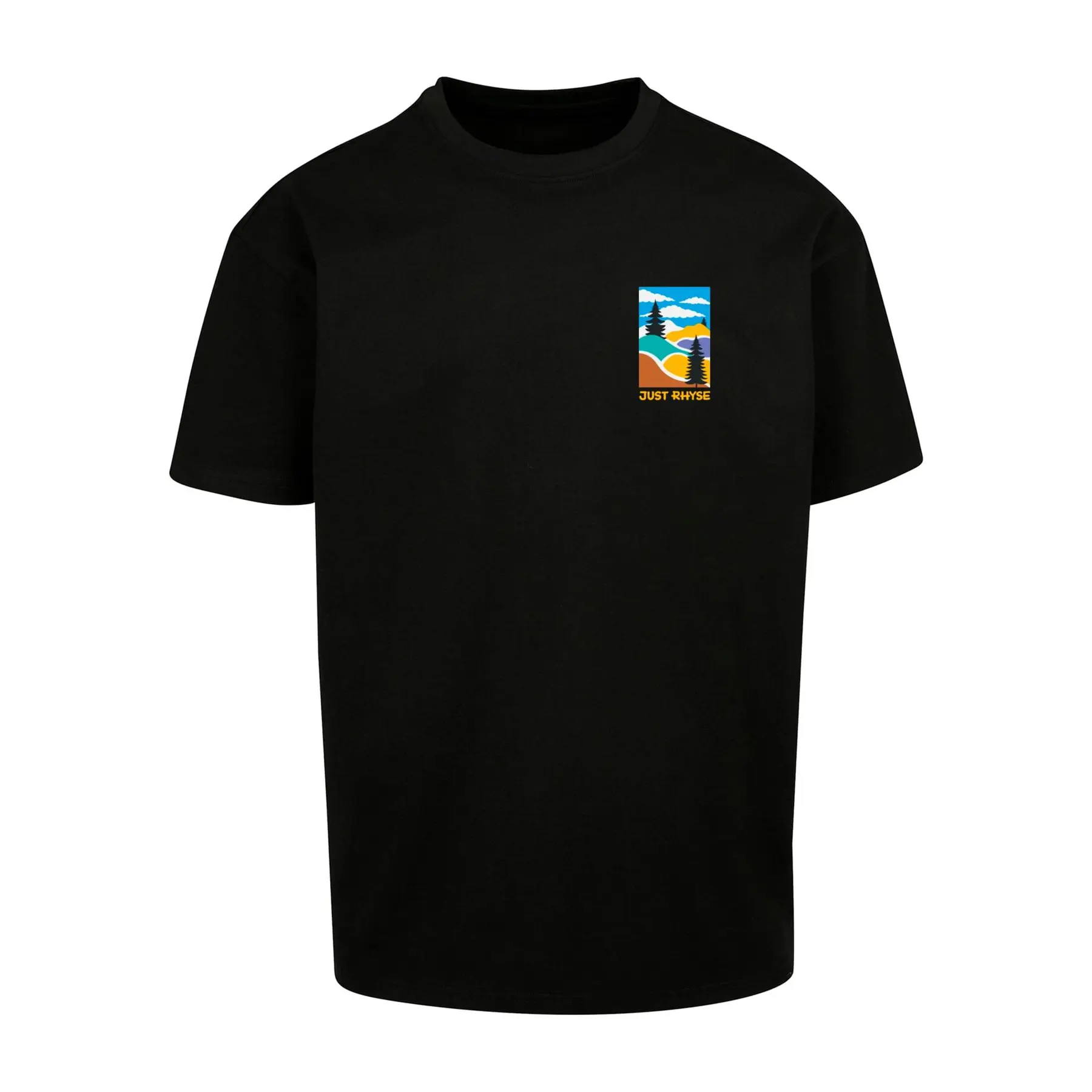 Just Rhyse Men's Noir T-Shirt Littleadventure