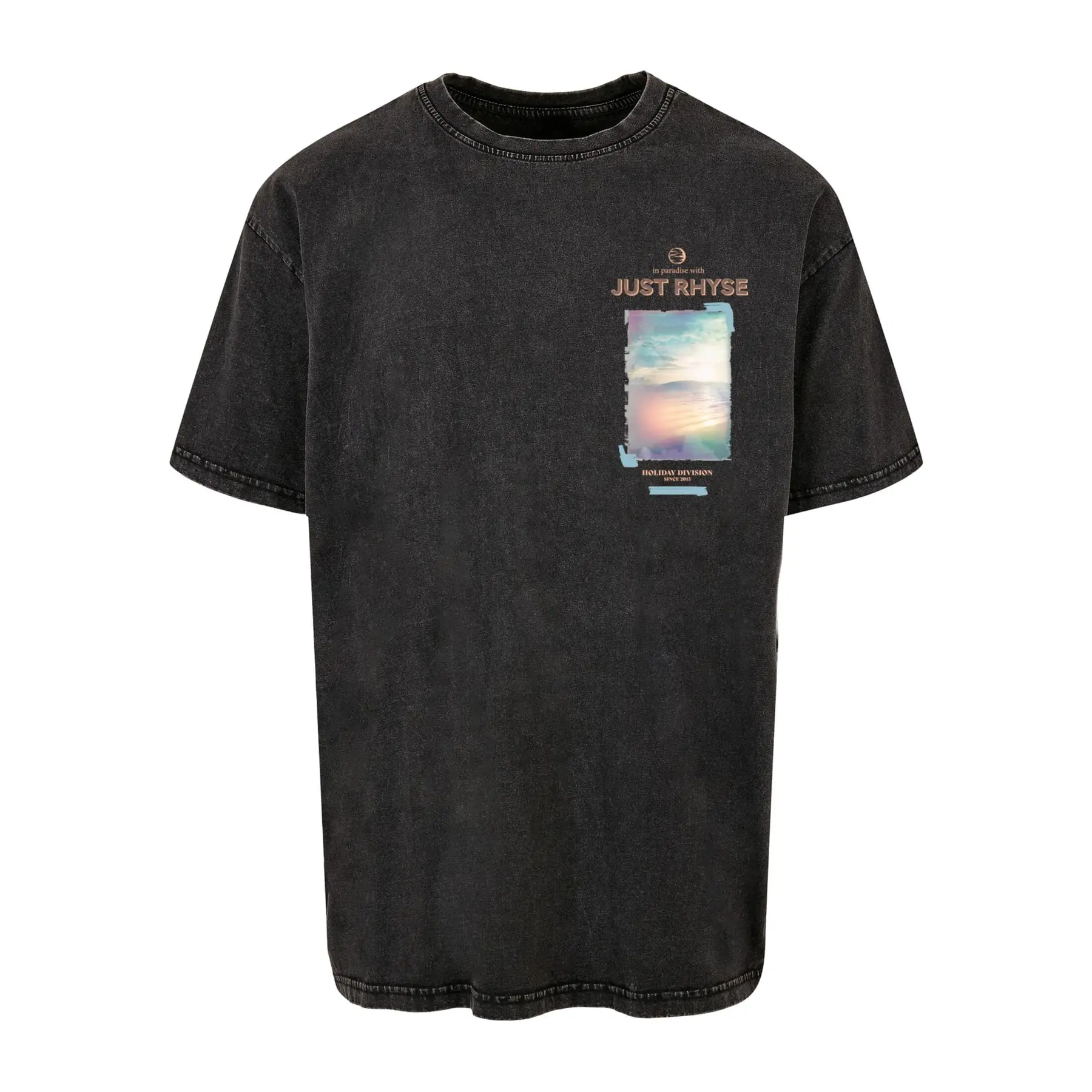 Just Rhyse Men's Noir T-Shirt Lanai