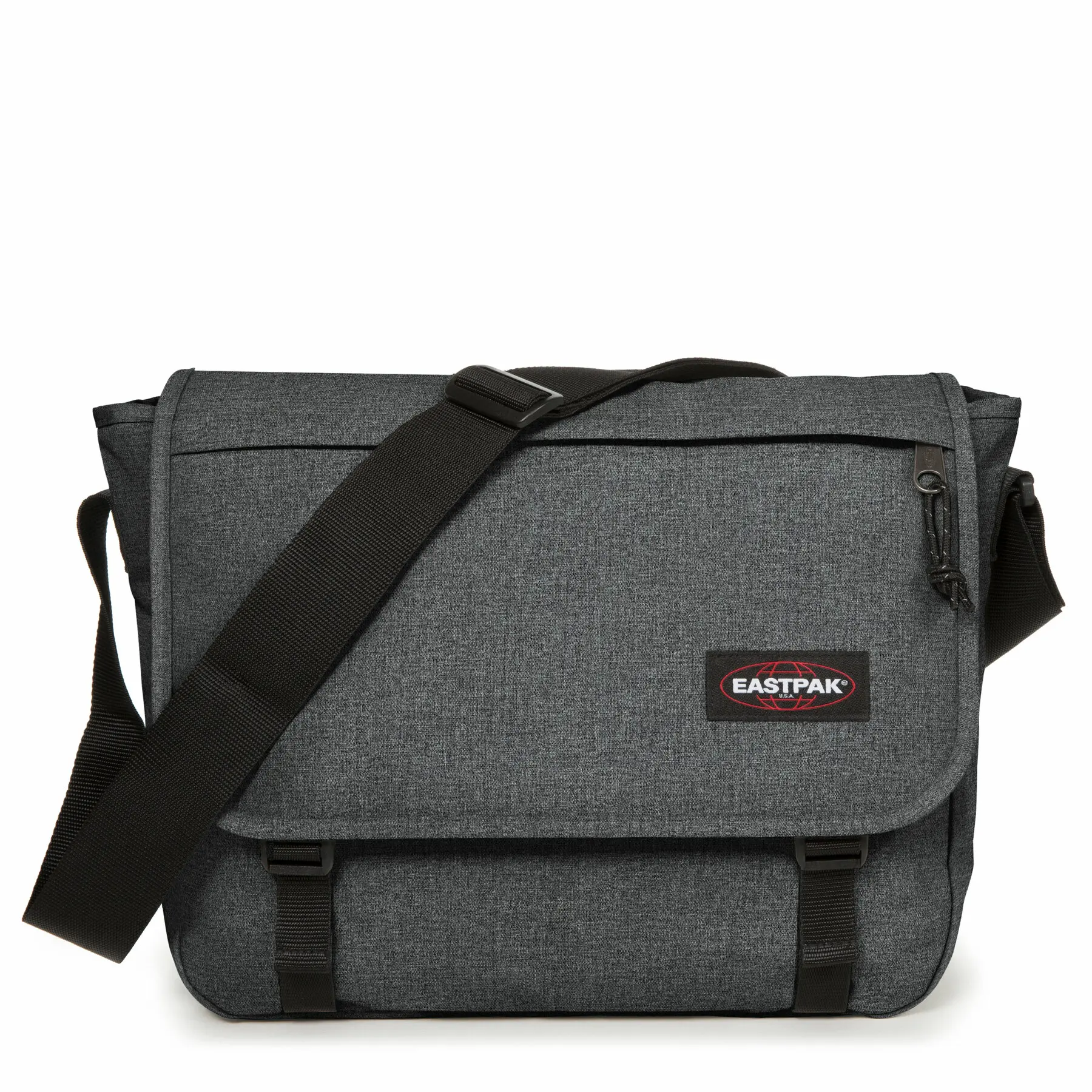5400852538112 - Messenger Bag EASTPAK Delegate + Kinder Gr B H T 39cm x 31cm x 13cm schwarz (schwarz denim) Polyester Taschen Umhängetasche Arbeitstasche Schultasche
