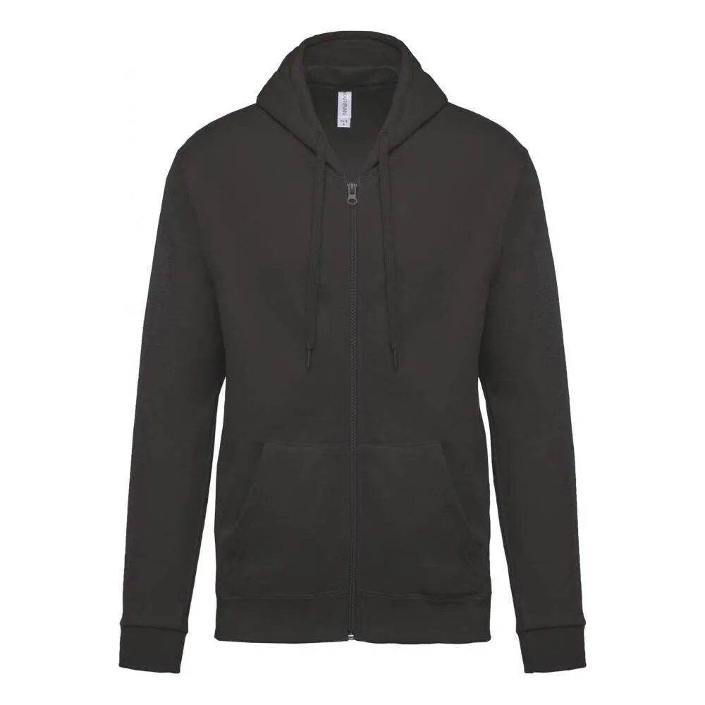 Kapuzensweatshirt mit Reißverschluss Kariban Molleton