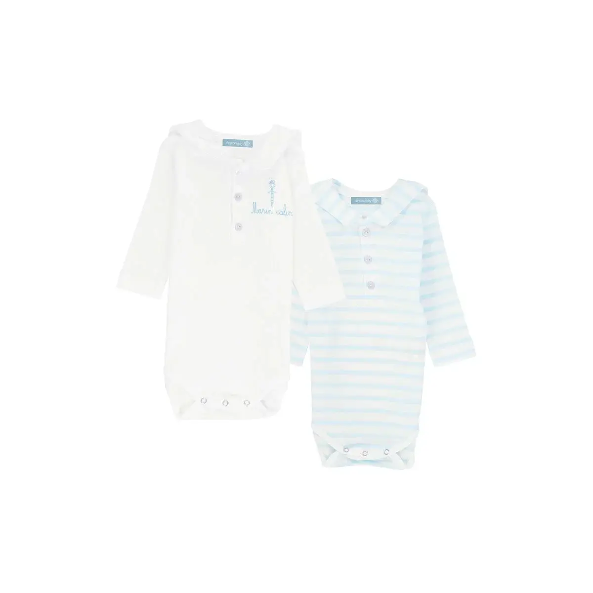 3422762821049 - 2er-Set Bodies für Babies Armor-Lux