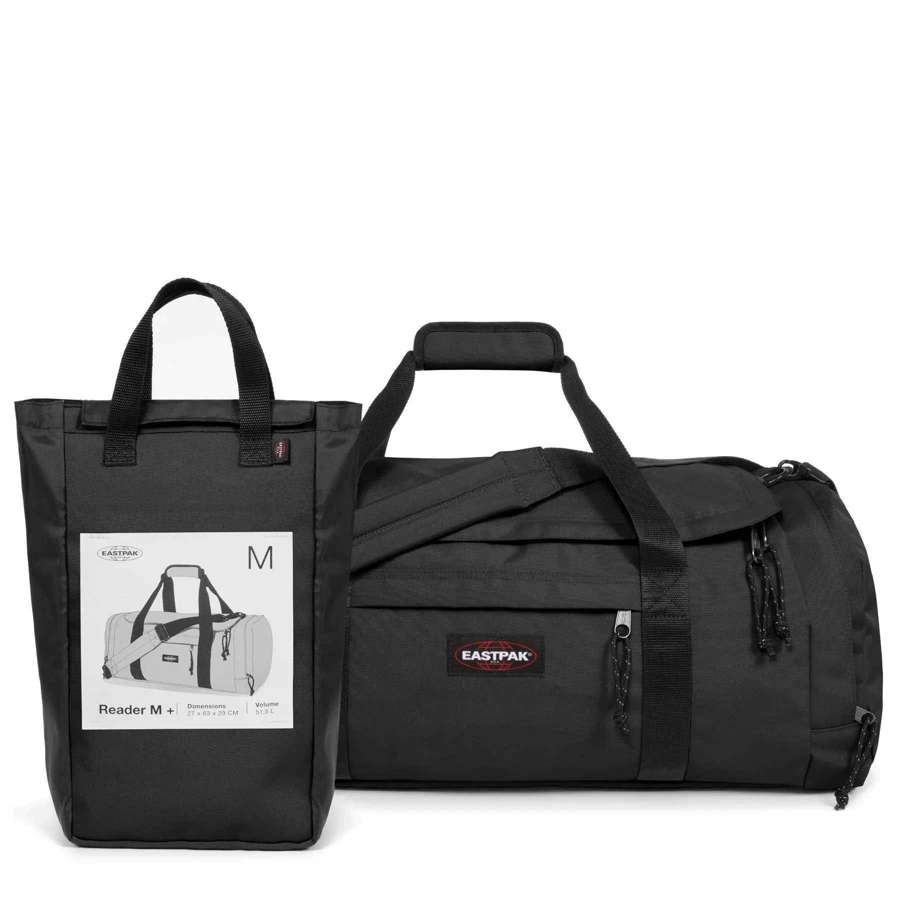 5400806991383 - EASTPAK Trainingstasche Reader M + schwarz EK00082D