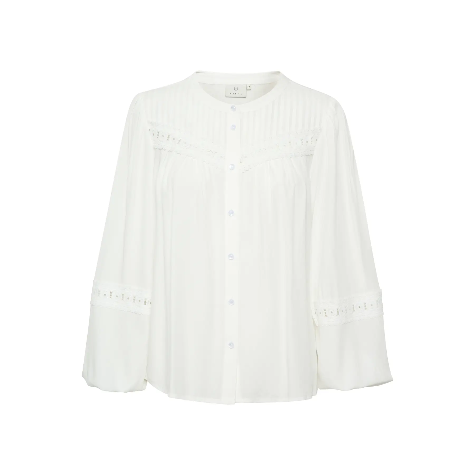 Langarm-Bluse Damen KAFFE Freya