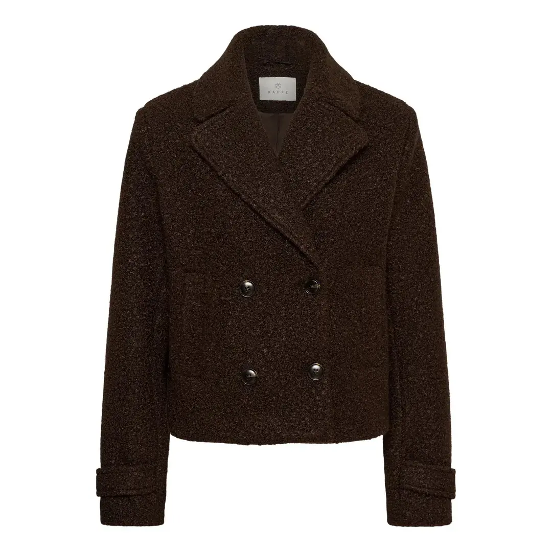 Kaffe KAanne Jacket Dames Jas - Coffee Bean