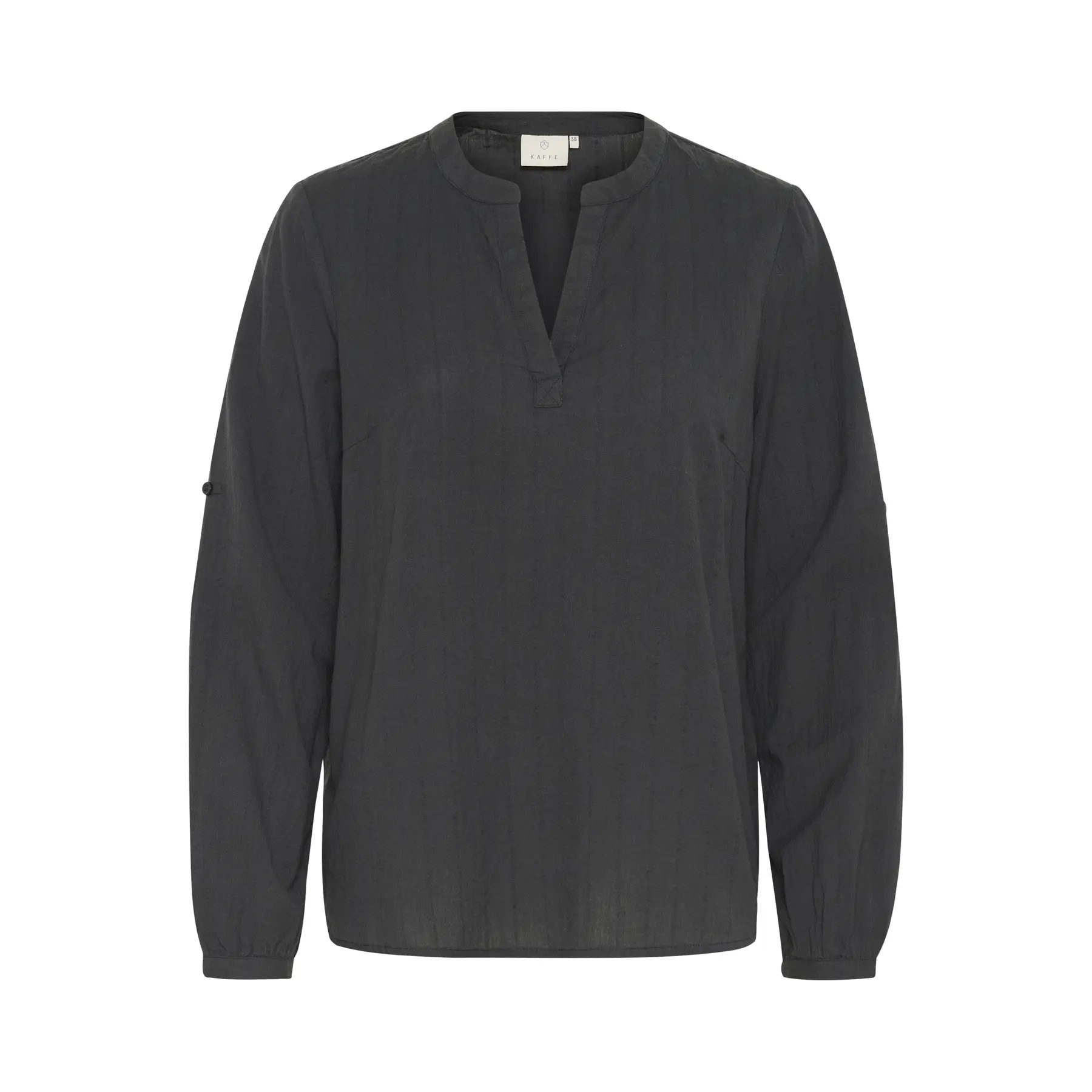 Image of Langarm-Bluse Damen KAFFE KALena Solid
