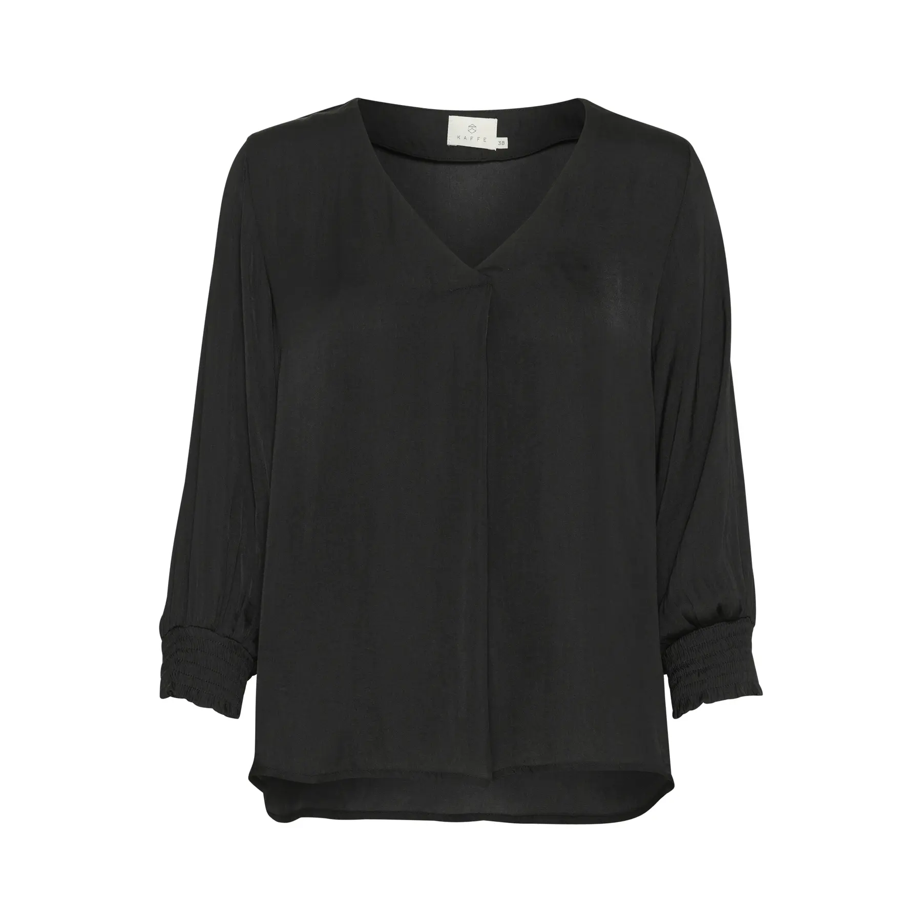 Image of Damen V-Ausschnitt Bluse KAFFE Cassie