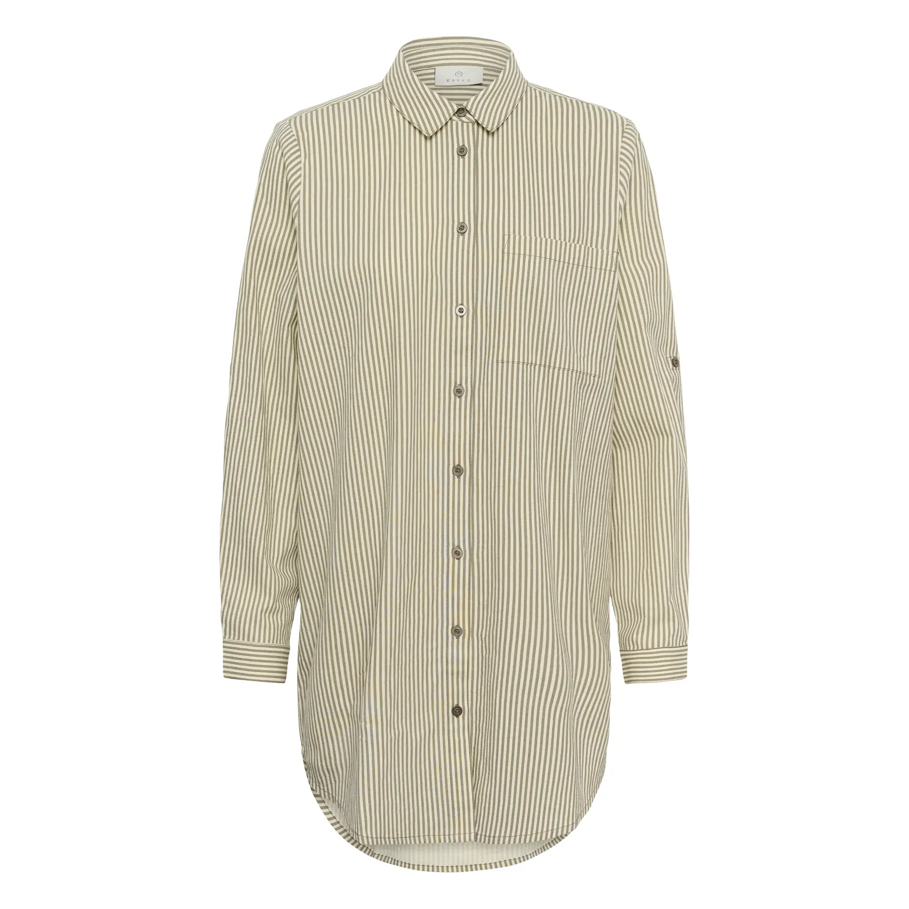 Striped tunic shirt for women KAFFE Naya