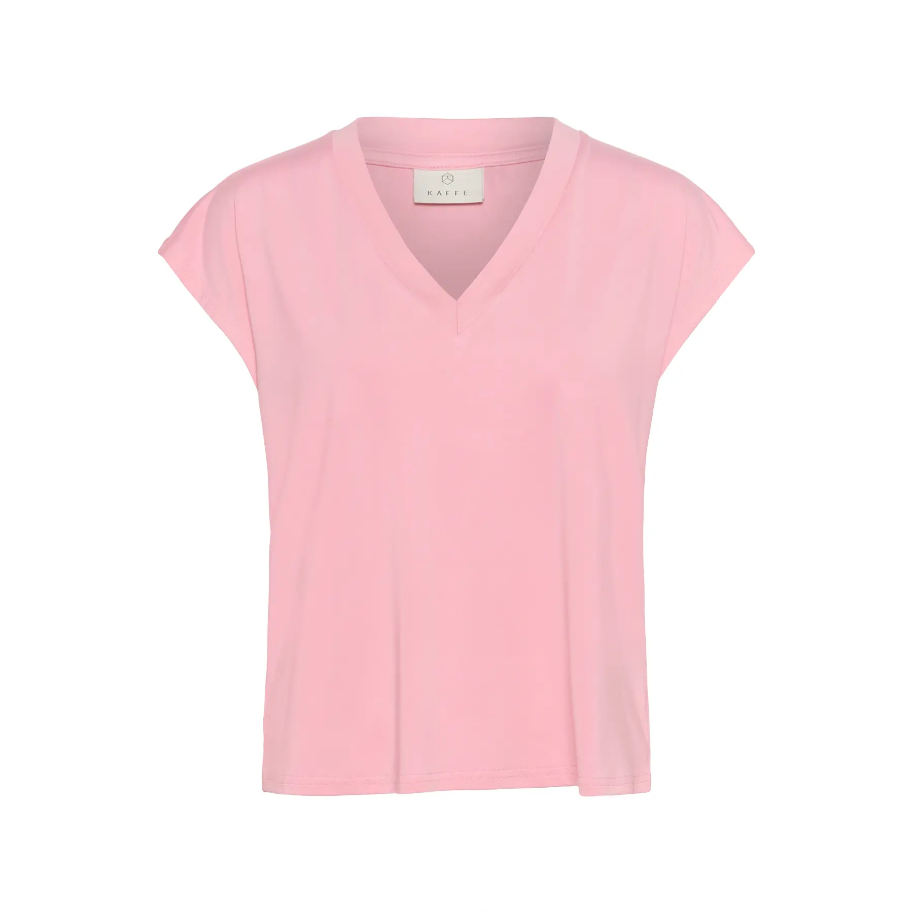 T-shirt da donna con scollo a V KAFFE Miranda