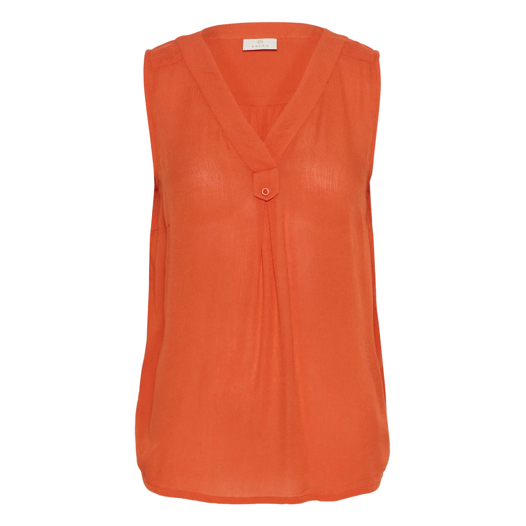 Ärmellose Bluse, Damen KAFFE Ciara Amber