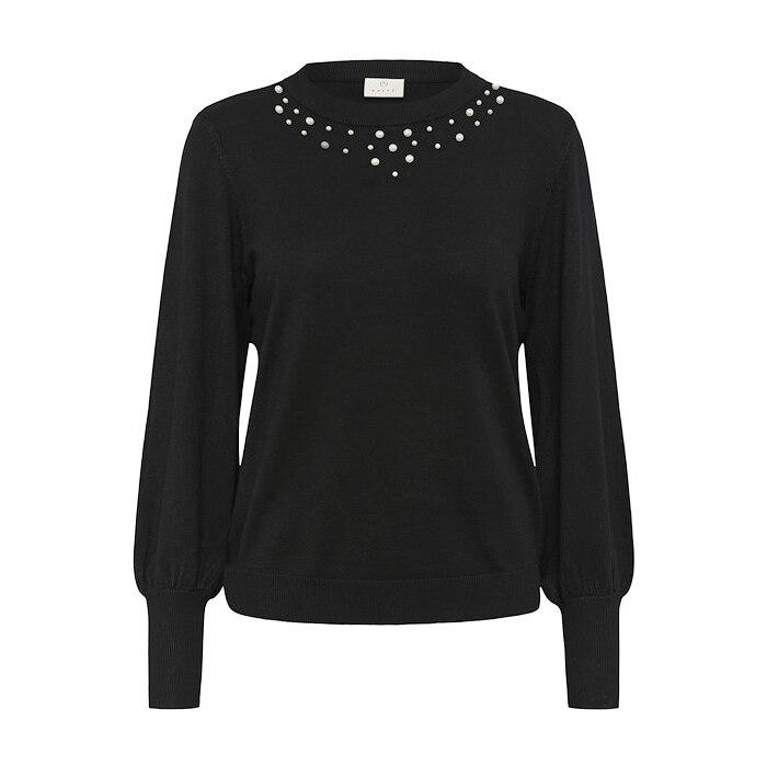 5715576735588 - Perlenpullover für Frauen KAFFE Lizza