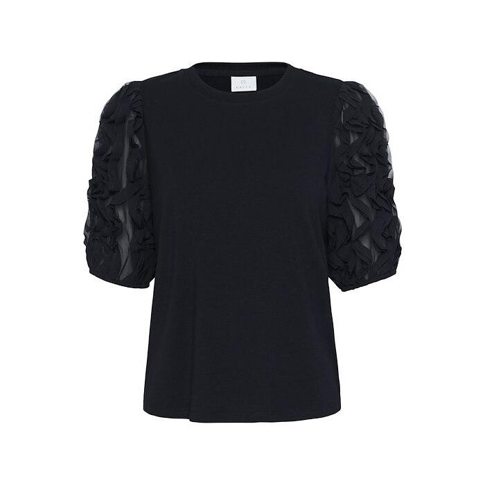 5715576752288 - Damen T-Shirt mit Rüschenärmel KAFFE Linda