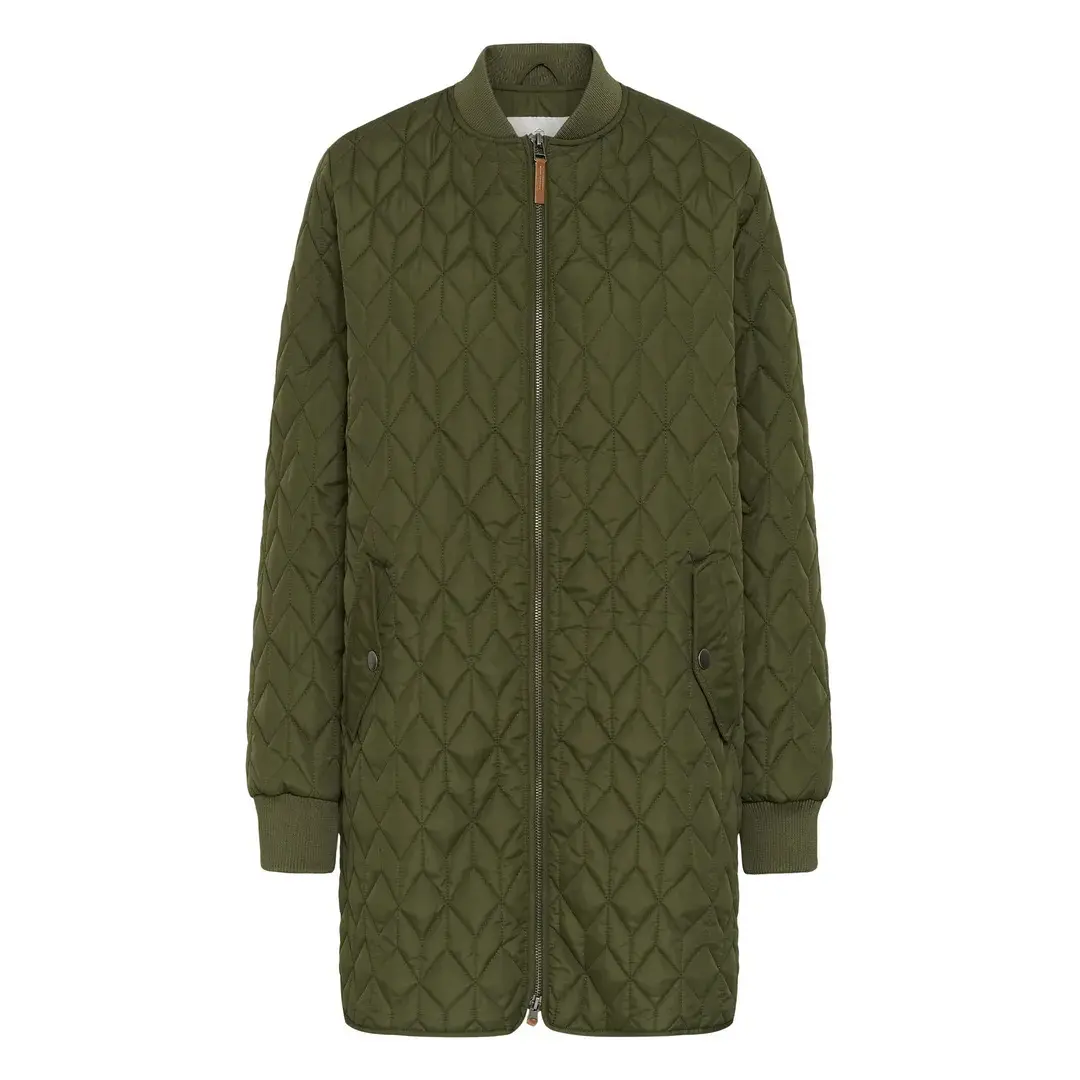 Kaffe Women's Vert Long Jacket Lelia