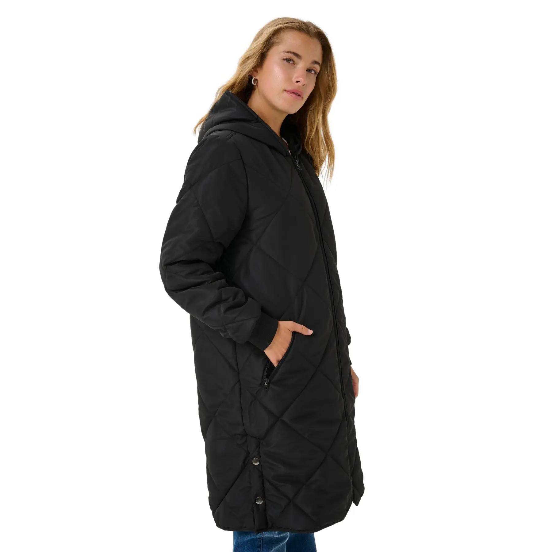 Piumino con cappuccio da donna KAFFE Katilli