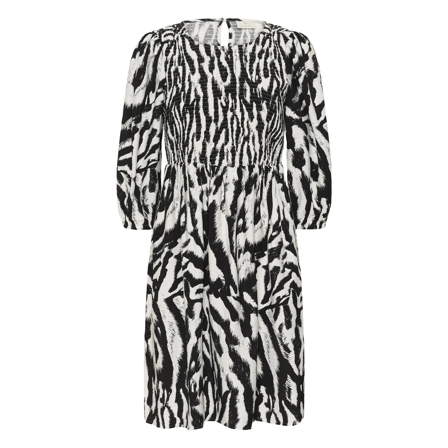 Image of Gesmoktes Kleid, Damen KAFFE KAhanna