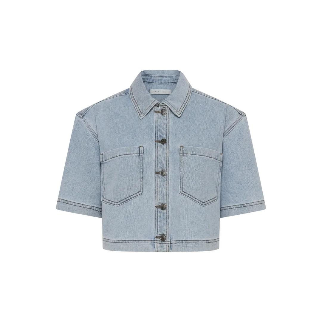 5715752241353 - Damen Jeanshemd mit Kurzarm KAFFE Minna