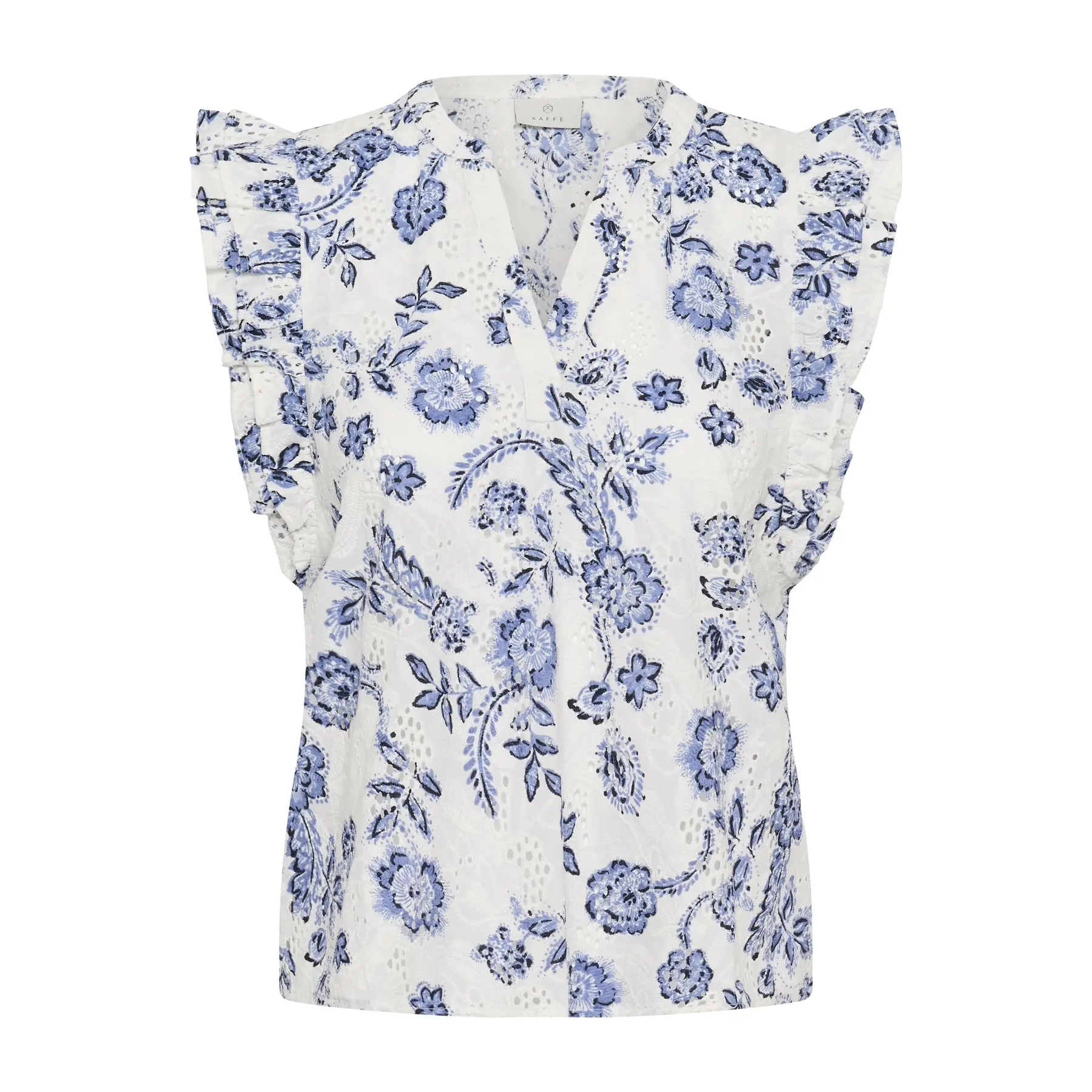 Sleeveless blouse for women KAFFE Luisa