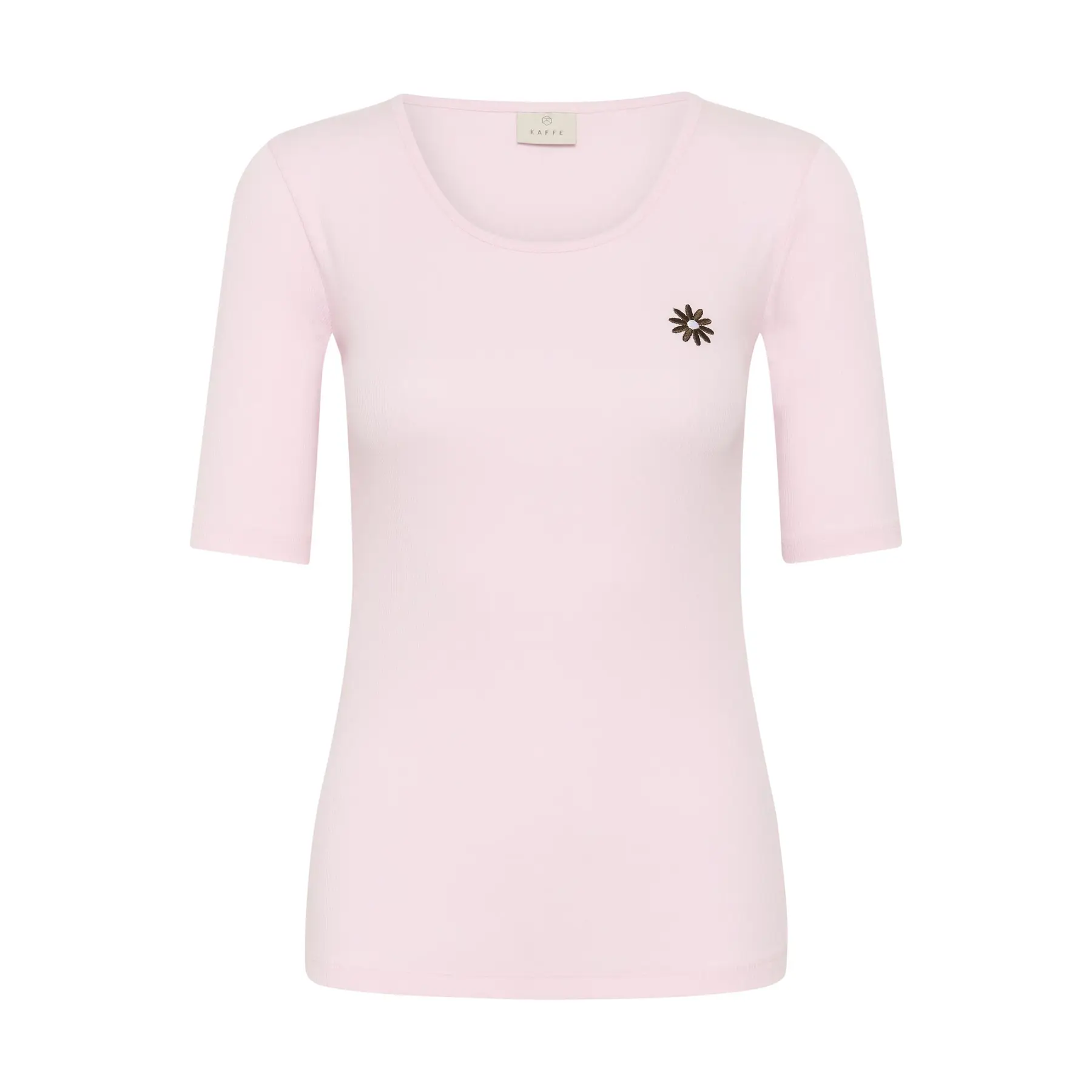 Image of T-Shirt mit Frauenillustration KAFFE Carna