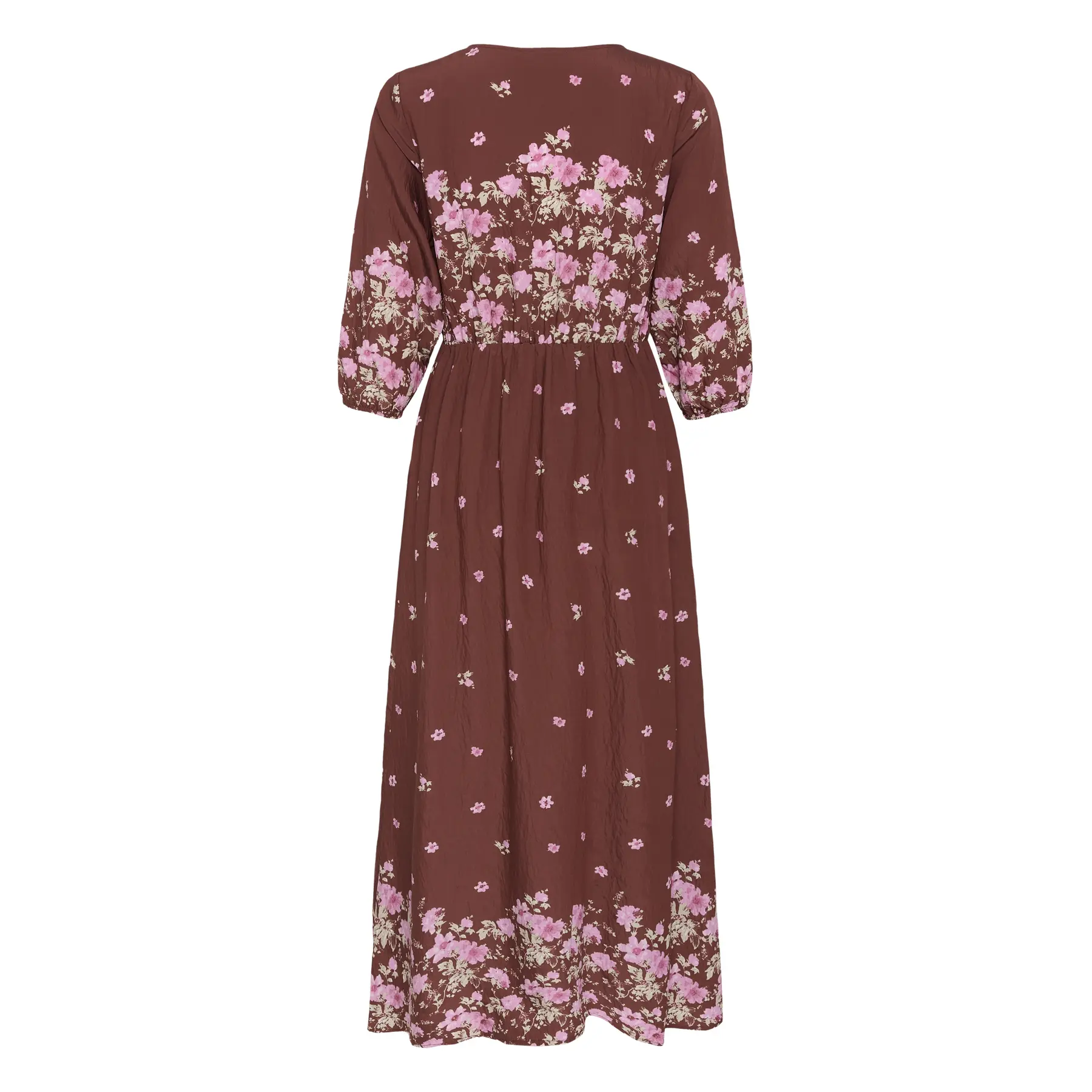 Langes Kleid, Damen Kaffe Rosine
