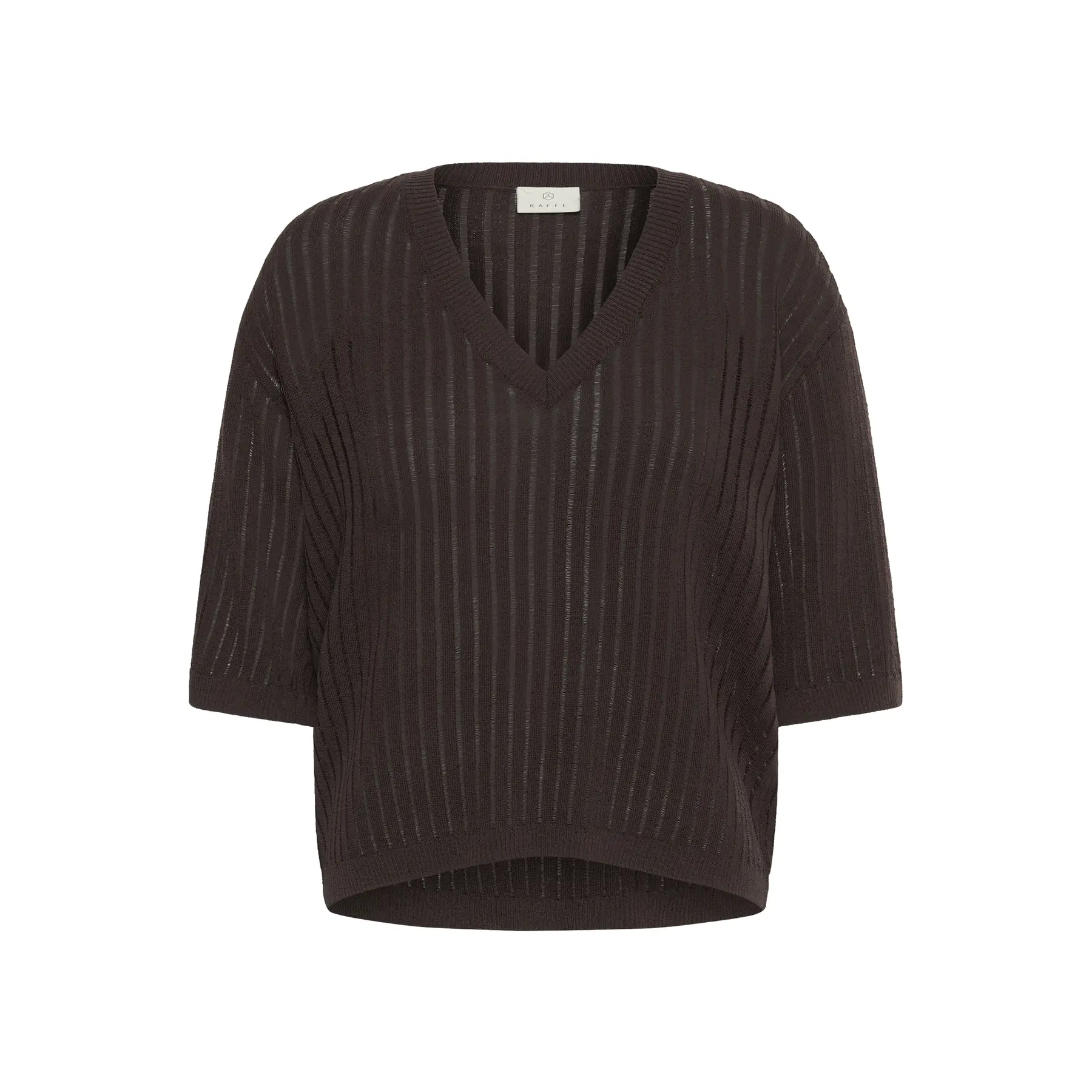 Damen V-Ausschnitt Pulli KAFFE Abalina