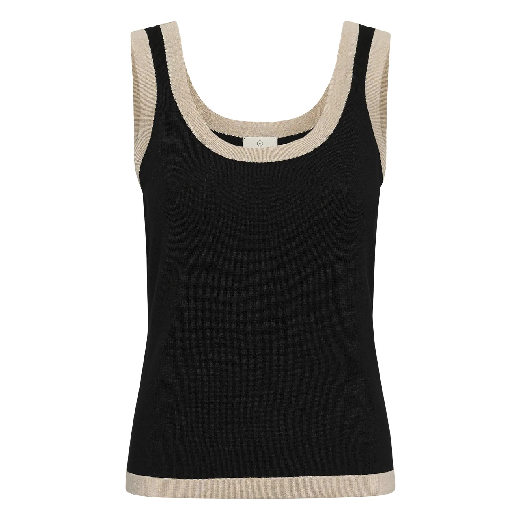 Canotta contrastata da donna KAFFE Lizza