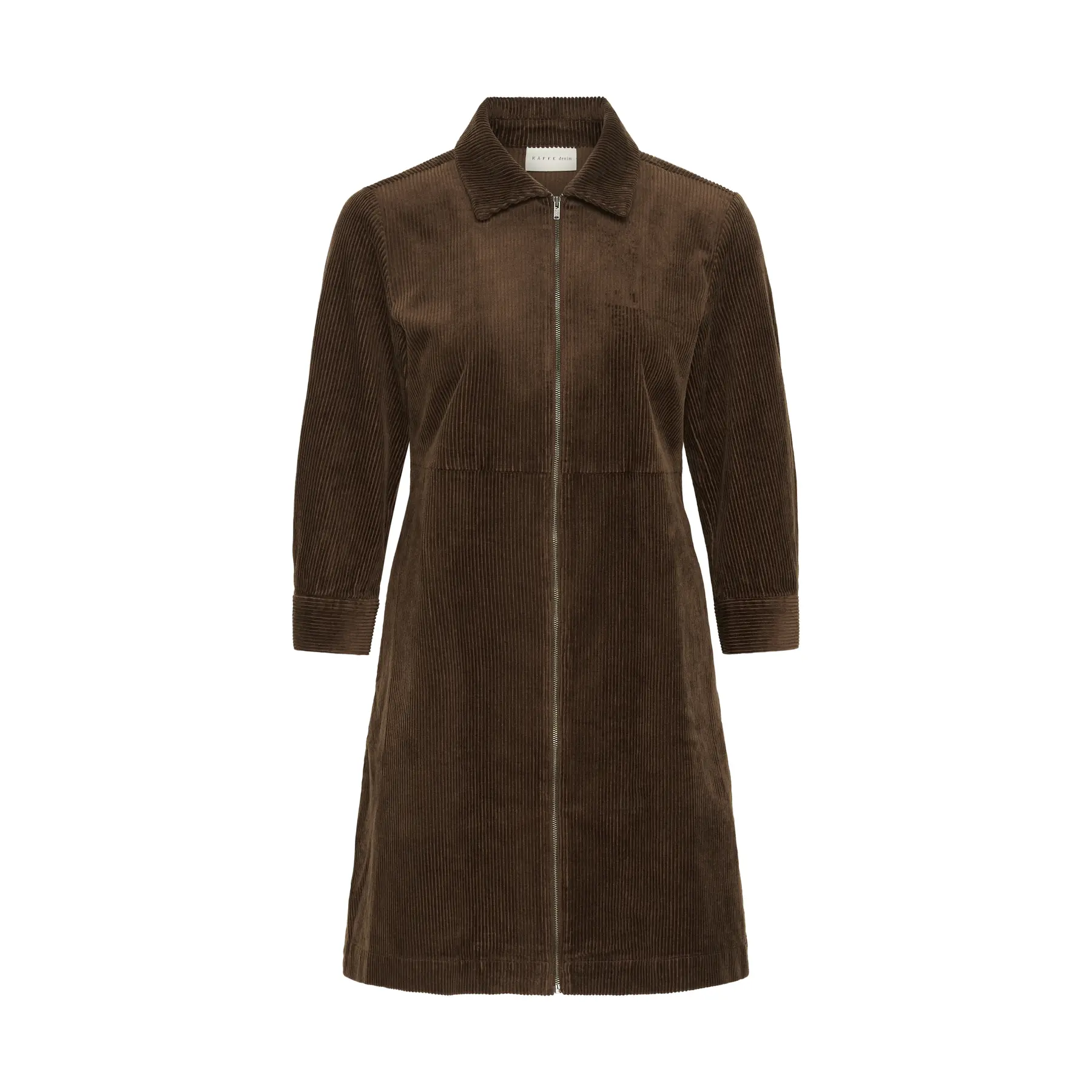 Hemdblusenkleid aus Samt für Damen KAFFE Sella