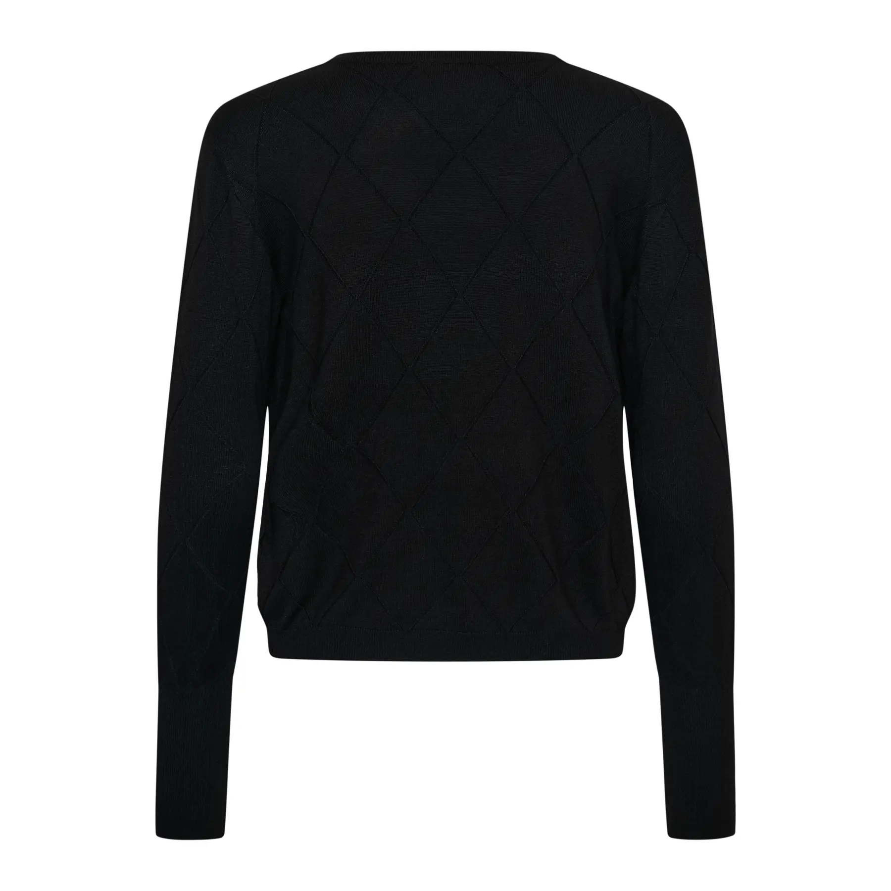 Langarmpullover Damen KAFFE Lizza Argyle