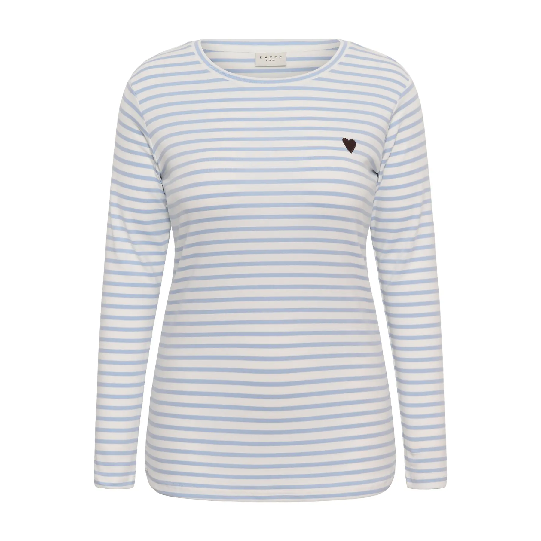 Damen T-Shirt KAFFE Curve Clia