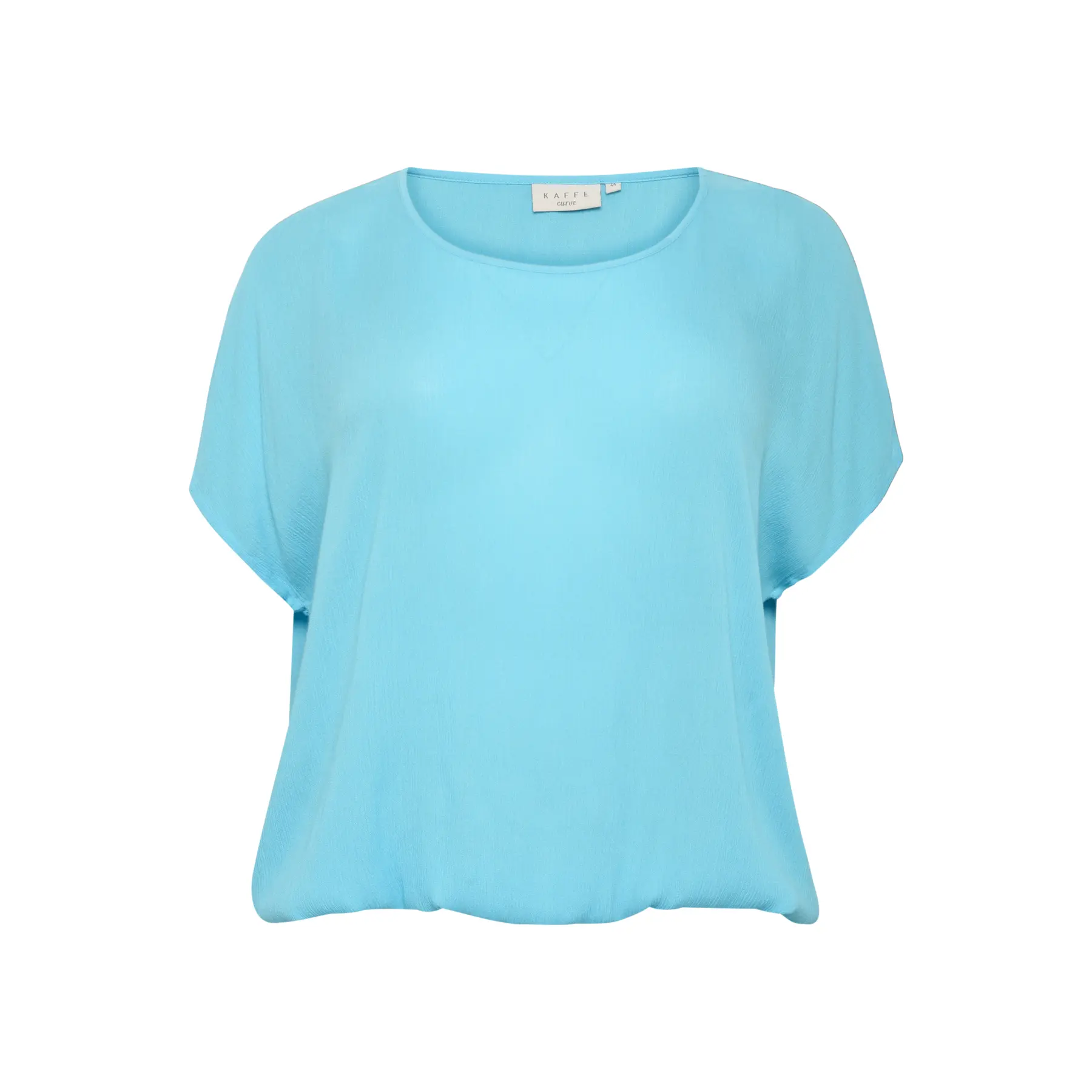 Image of Bluse, kurzärmelig, Damen KAFFE Curve Ami Stanley